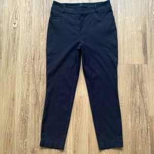 Reitmans Iconic Cropped Pants Size 10 Petite (Black)